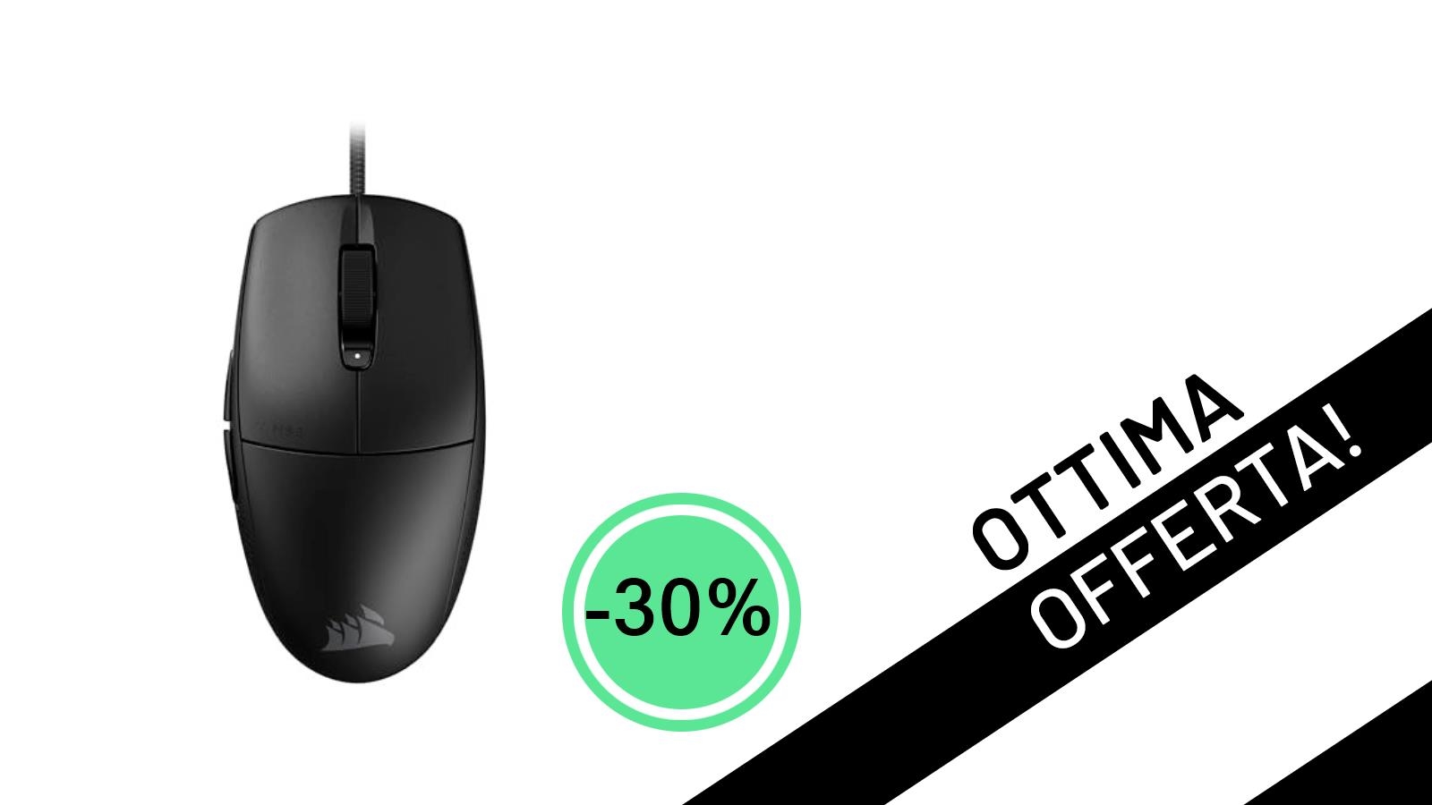 Imperdibile: Il Mouse Gaming Corsair M55 Scende a Soli 27,90€ con uno Sconto del 30%!