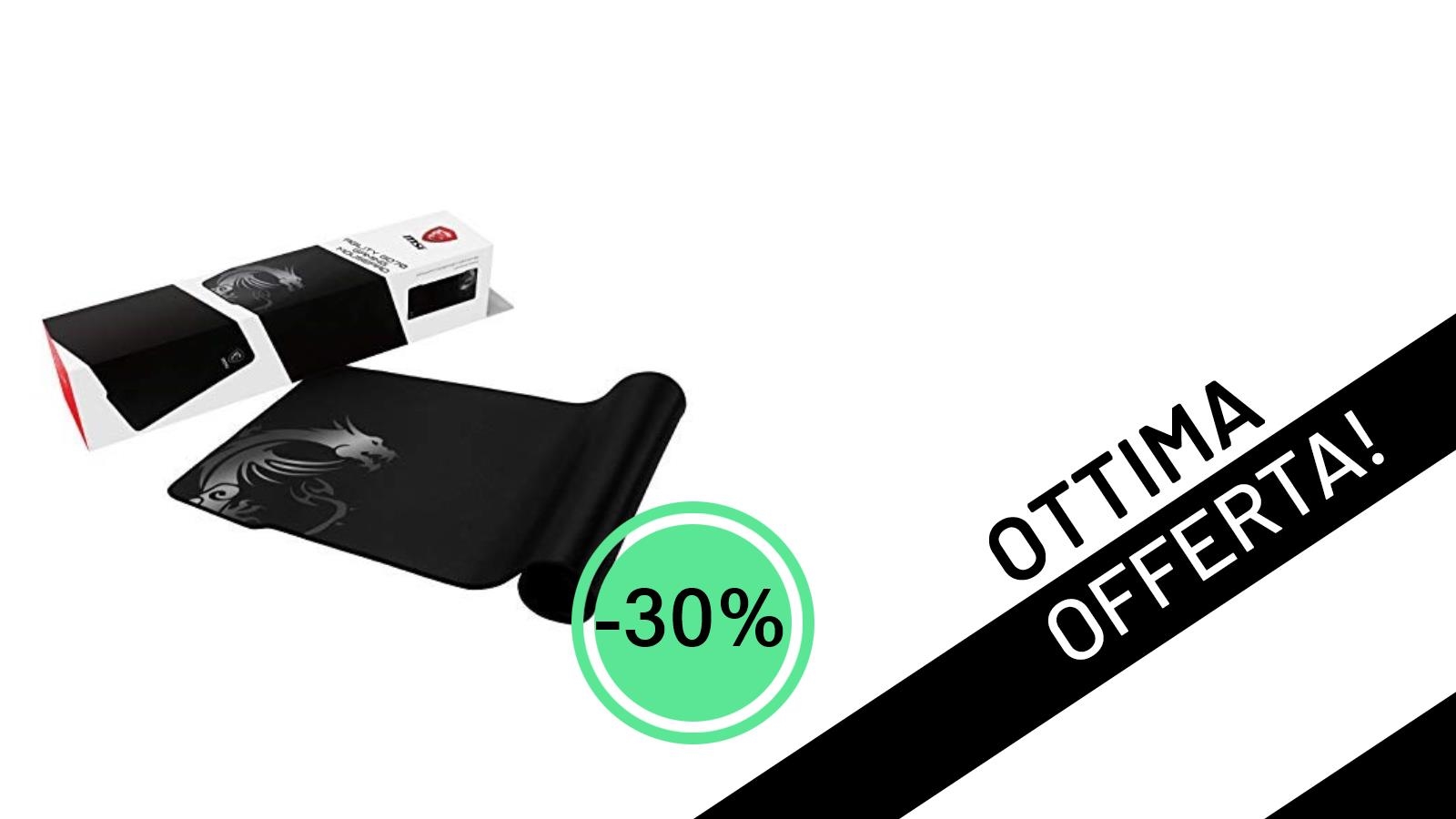 Offerta Imperdibile: Il Tappetino MSI Agility GD70 Scontato del 30% a Soli 28€!