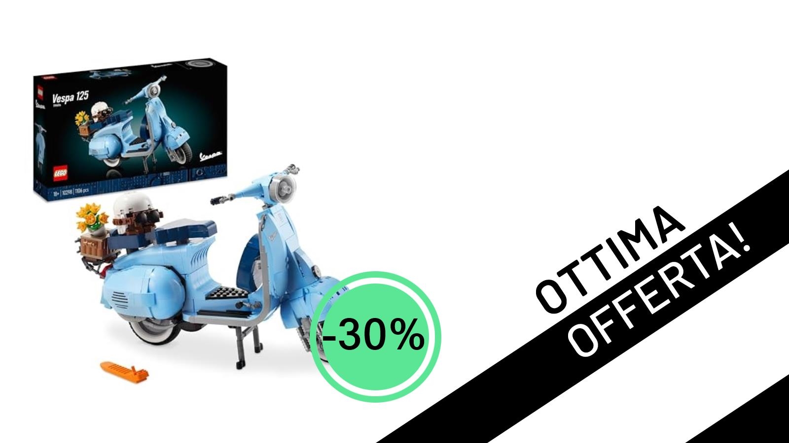 Vola con la Nostalgia: La LEGO Icons Vespa 125 Scontata del 30% a Soli 69,99€!