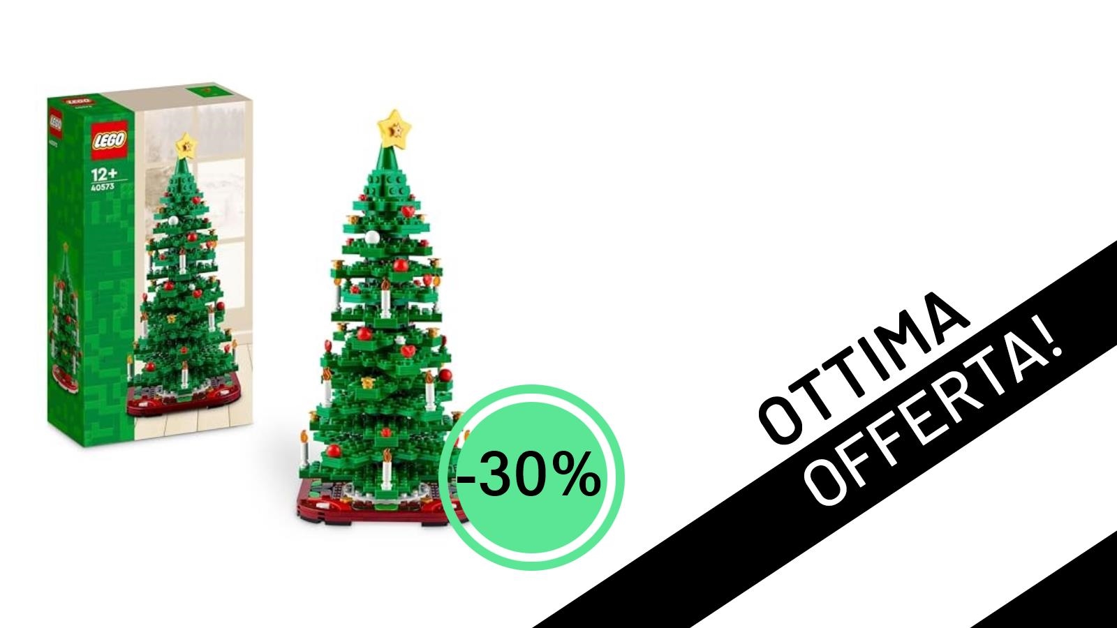 L'incanto del Natale LEGO a un prezzo imbattibile: l'Albero 2 in 1 è in offerta al -30%!