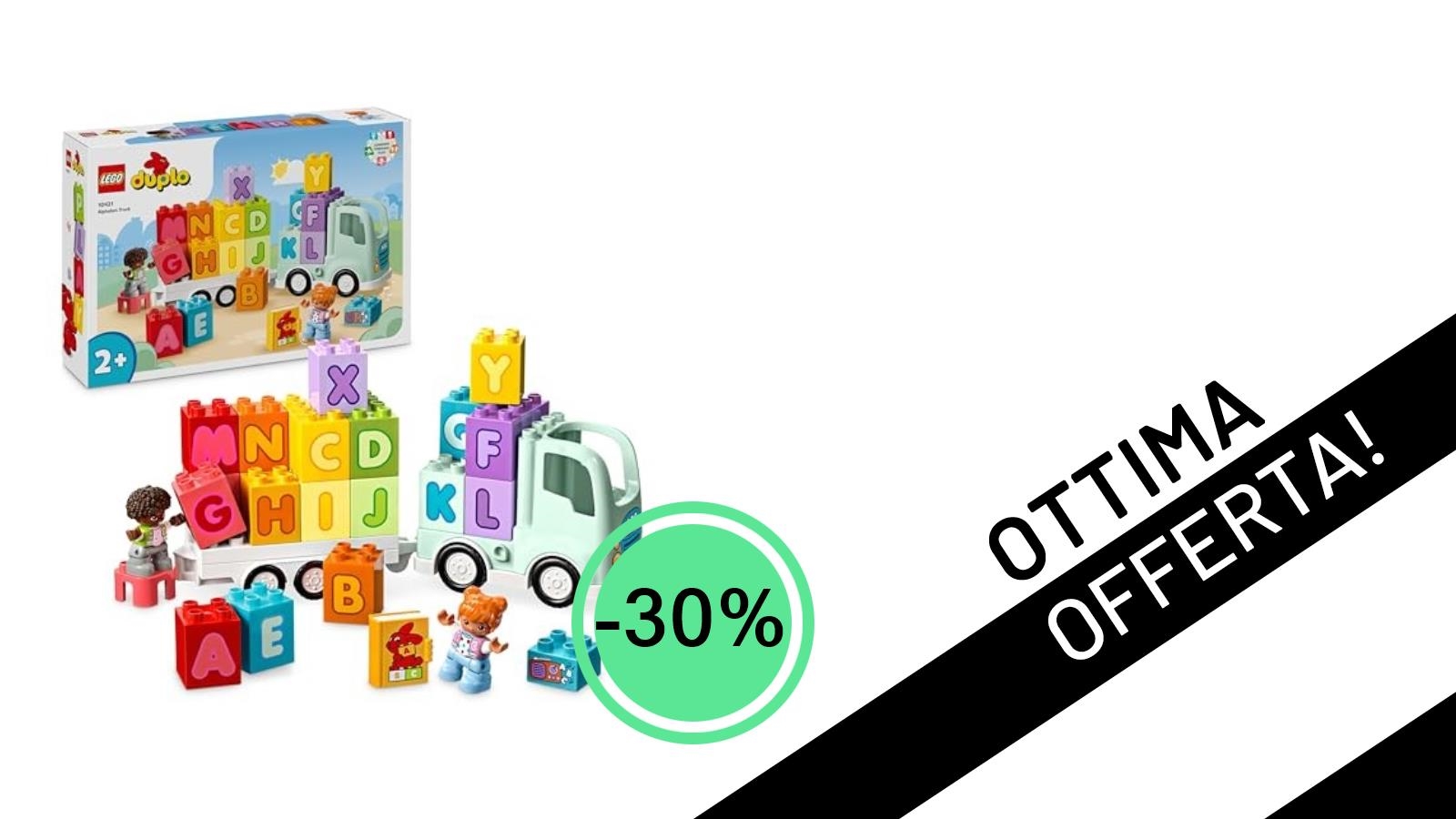 LEGO DUPLO: Il Camioncino dell’Alfabeto in Offerta Imperdibile al 30% di Sconto!