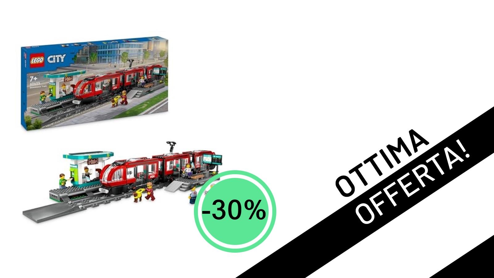 Affare Imperdibile: Il Set LEGO City Tram e Fermata del Tram Scontato del 30%!