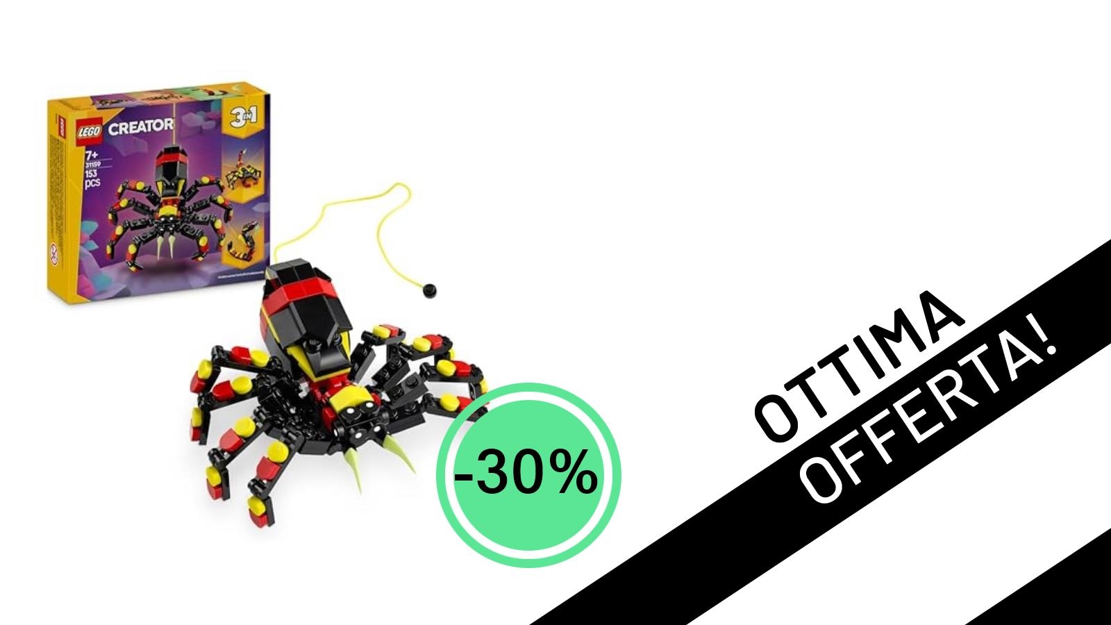 Offerta Imperdibile: LEGO Creator 3 in 1 Animali Selvatici con il 30% di Sconto!