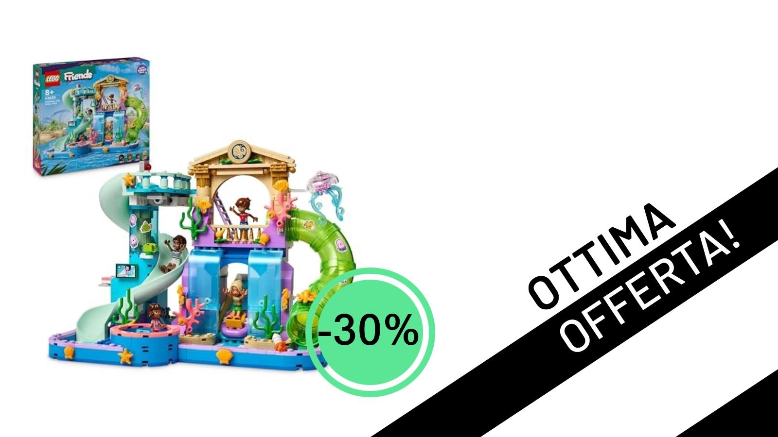 Un'Estate Indimenticabile ti Aspetta! LEGO Friends Parco Acquatico con il 30% di Sconto a soli 55,99€!