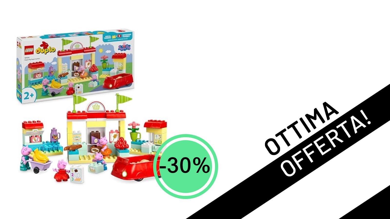 Offerta Lampo: LEGO DUPLO Il Supermercato di Peppa Pig Scontato del 30% su Amazon!