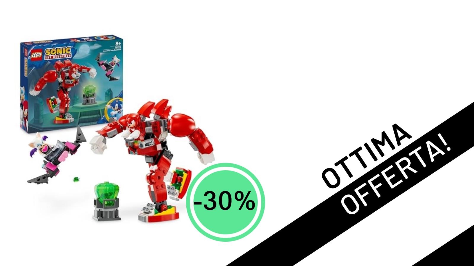 LEGO Sonic: Il Mech Guardiano di Knuckles in Offerta -30% a Soli 24,49€!