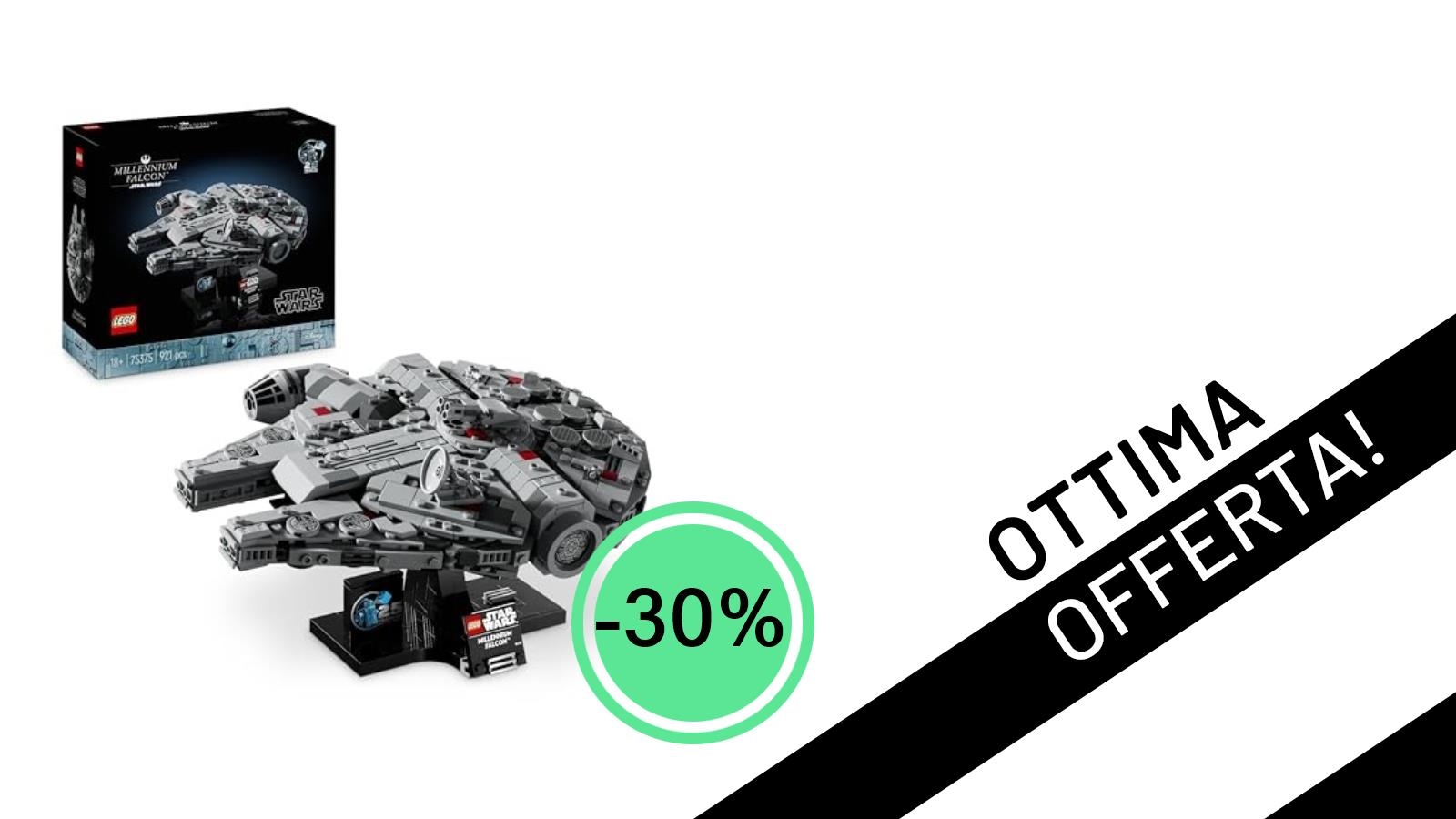 <strong>Offerta Imperdibile:</strong> Il LEGO Star Wars 75375 Millennium Falcon Scontato del 30%!