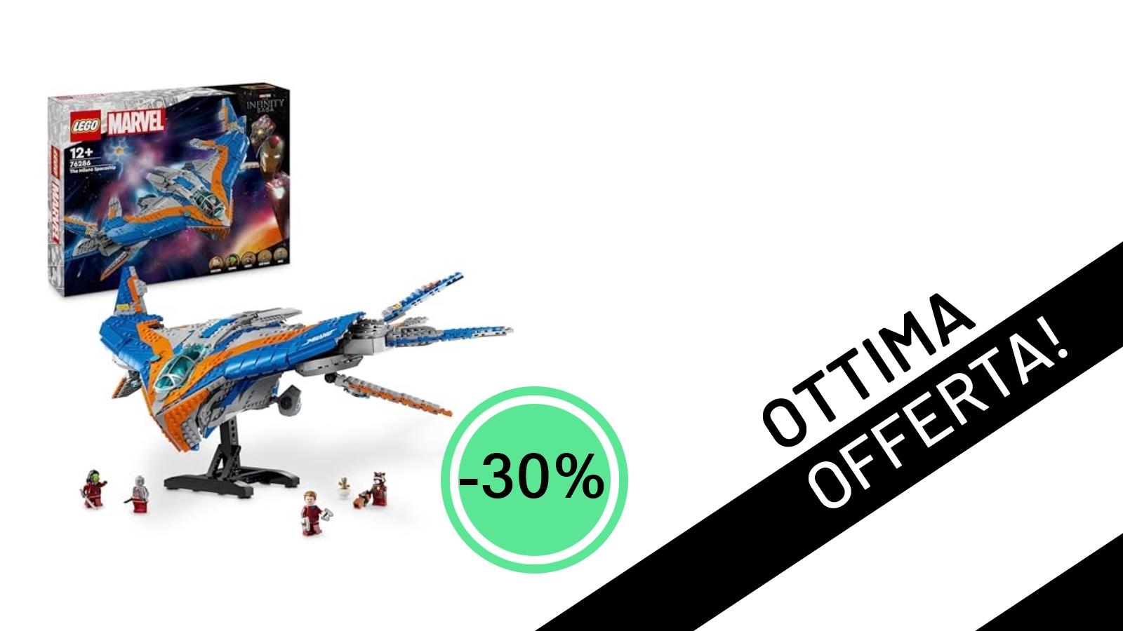 Un'Offerta Spaziale! La Milano dei Guardiani della Galassia LEGO Marvel Scontata del 30% a 125,99€!