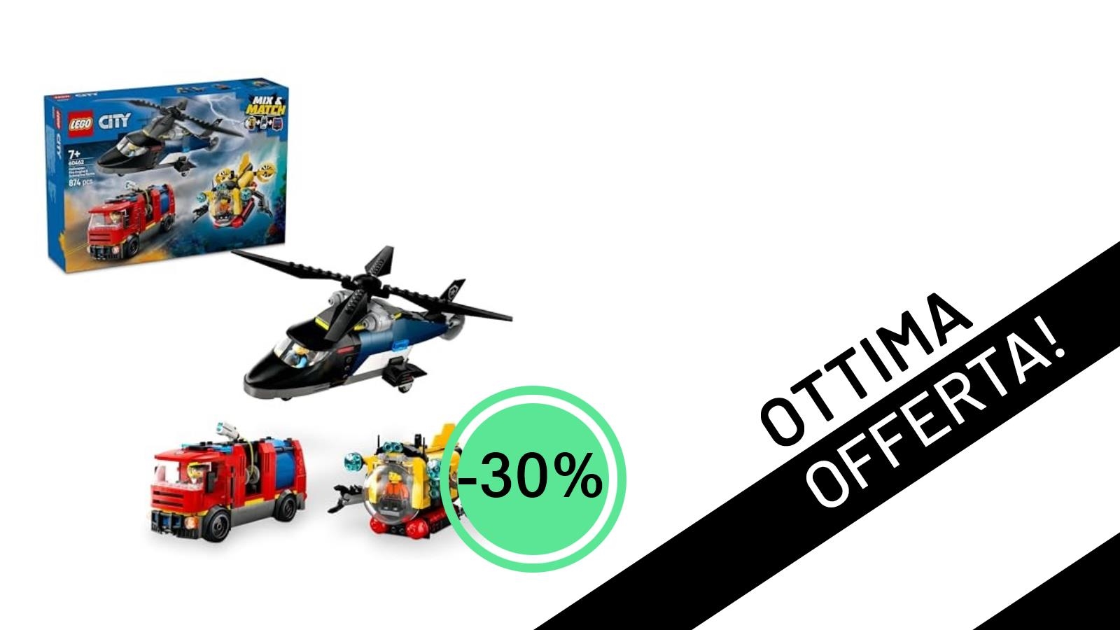 LEGO City 3in1 in Super Sconto: L'Avventura ti Aspetta a Soli 41,99€!
