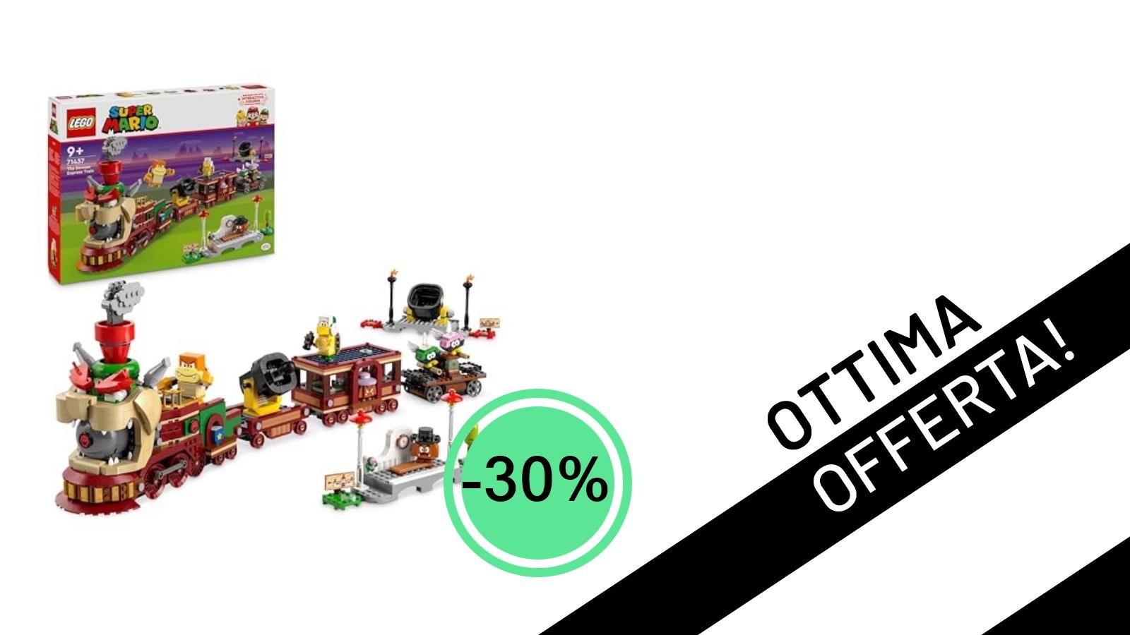Sconto Imperdibile: Il LEGO Super Mario Bowser Express Sfreccia a soli 83,99€!