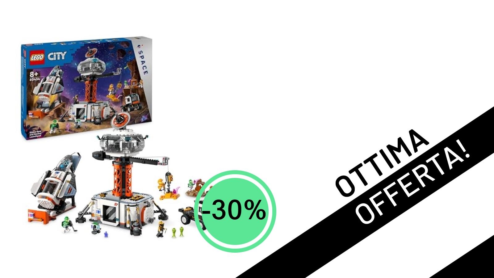 Affare Spaziale imperdibile! Il set LEGO City Base Spaziale è tuo con il 30% di sconto!