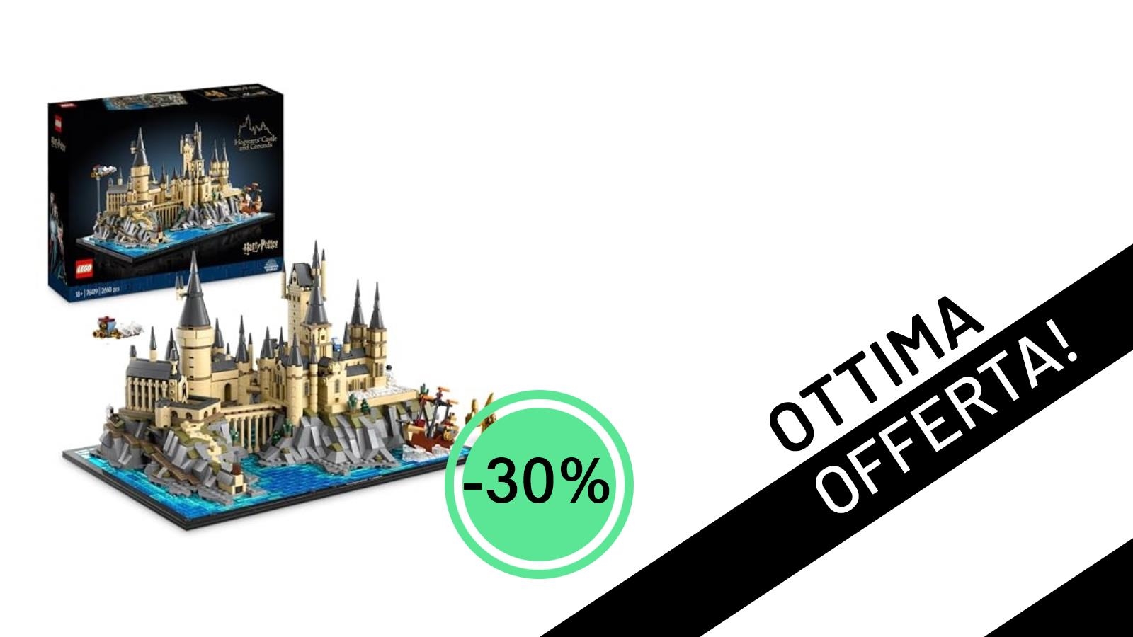 Imperdibile Offerta: Il Castello e Parco di Hogwarts LEGO Harry Potter 76419 Scontato del -30%!