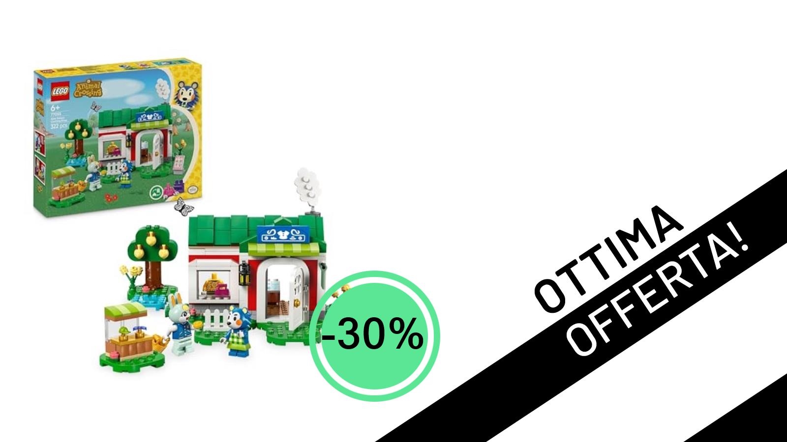 LEGO Animal Crossing: La Sartoria di Ago e Filo al -30%, un Affare da Non Perdere!