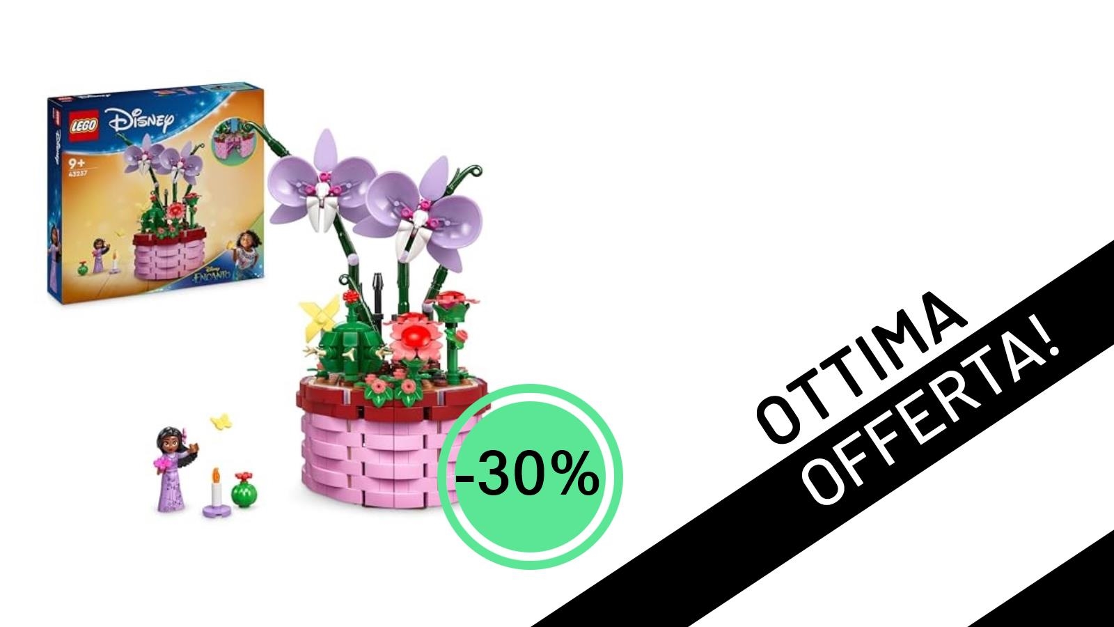 Incredibile Offerta LEGO Disney: Il Vaso di Fiori di Isabela dal Film Encanto Scontato del 30%!