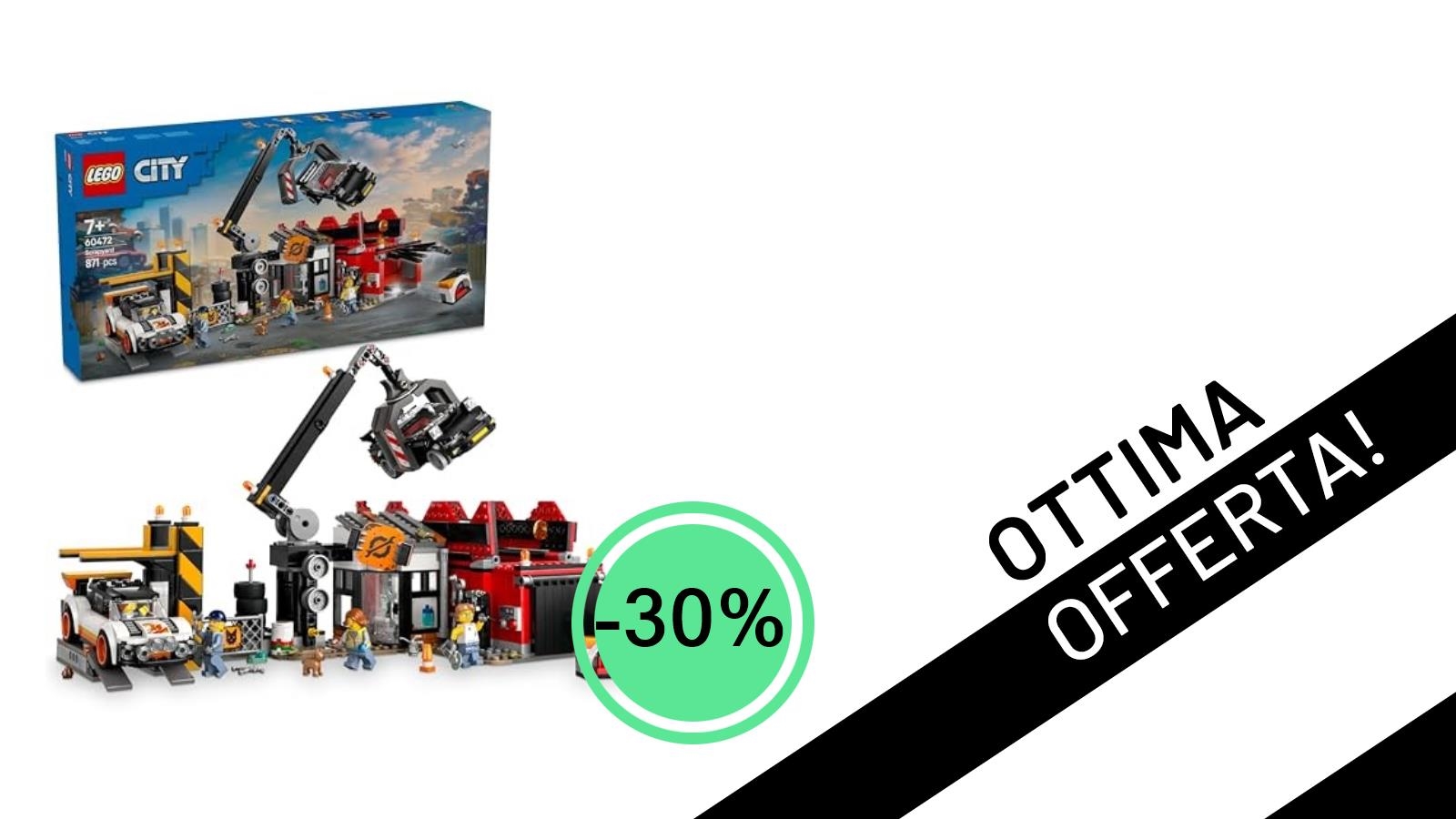 LEGO City Sfasciacarrozze: Sfrutta lo Sconto del 30% e Portalo a Casa a soli 55,99€!