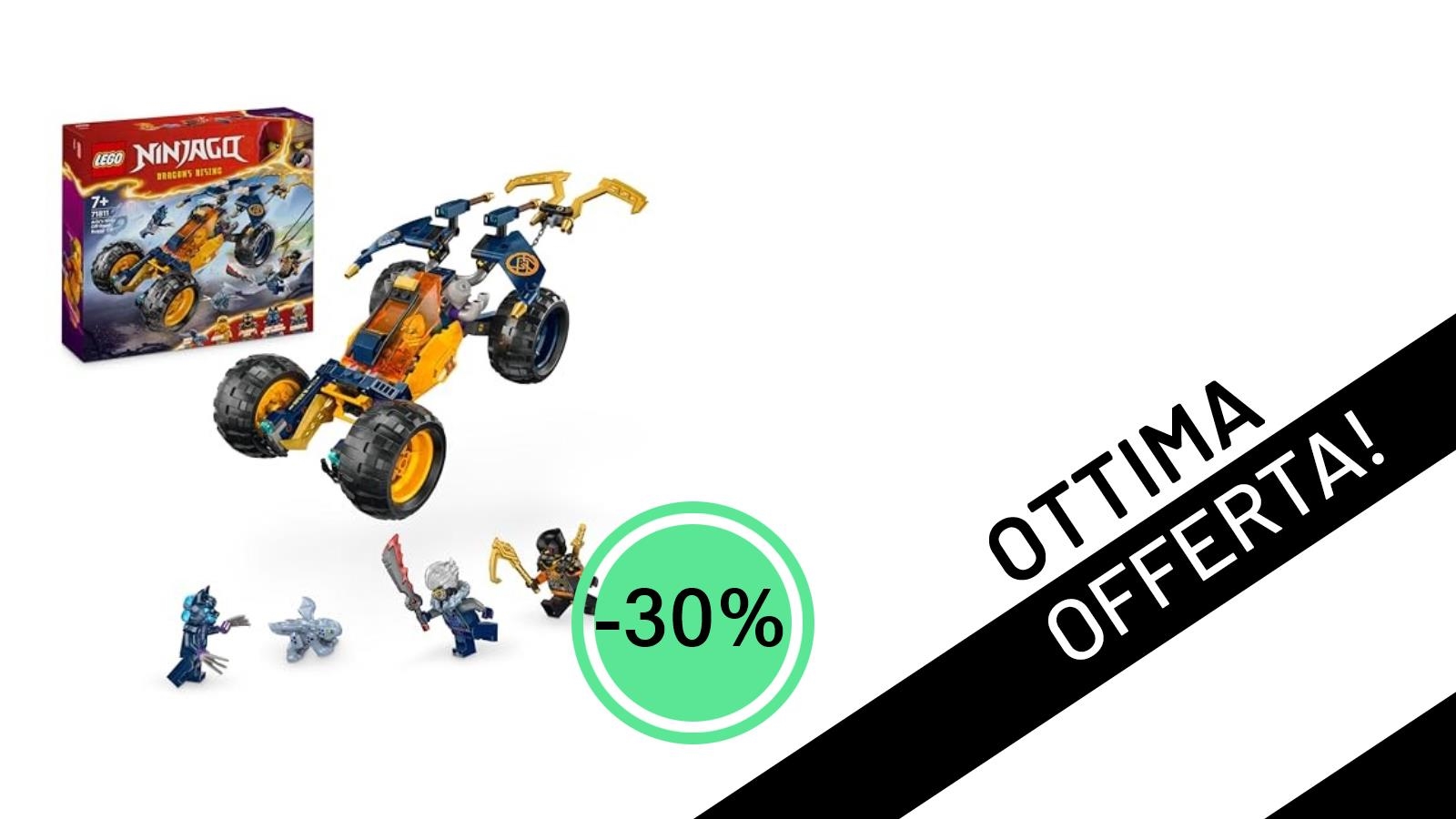 Offerta Imperdibile: LEGO NINJAGO Buggy Fuoristrada di Arin al -30%!