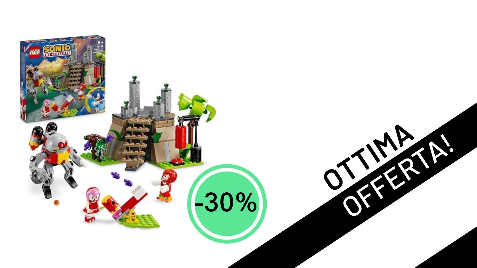 Offerta Imperdibile: LEGO Sonic Knuckles e il Santuario del Master Emerald al -30%!