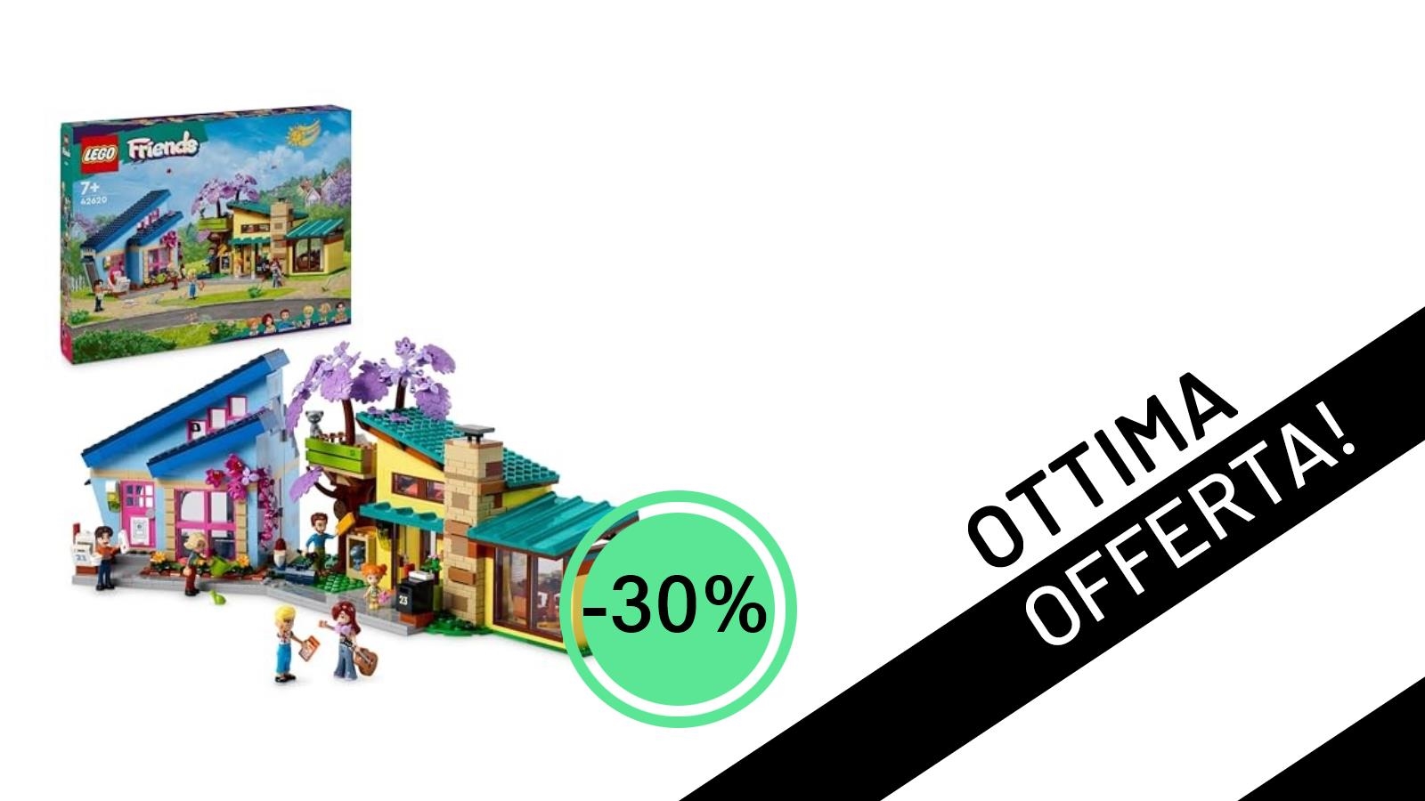 Imperdibile Sconto del 30% sulle LEGO Friends Le Case di Olly e Paisley: La Creatività Ti Aspetta a Soli 69,99€!