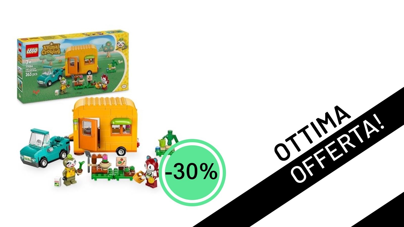 Offerta Imperdibile LEGO Animal Crossing: La Roulotte di Florindo al -30%, solo 20,99€!