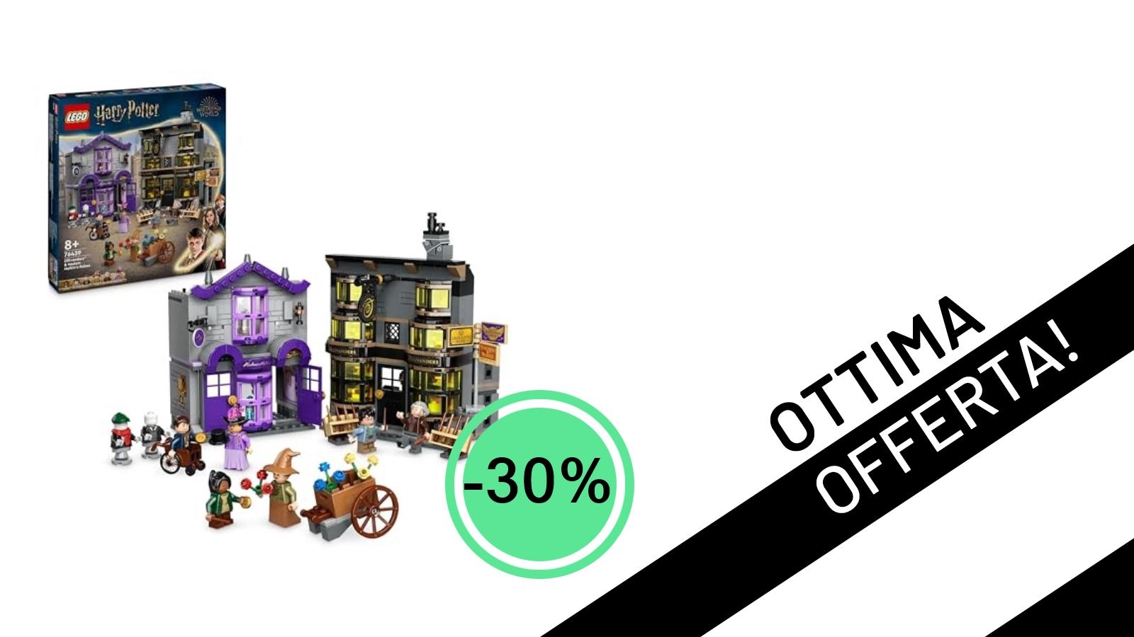 Incantesimo di Sconto: LEGO Harry Potter Diagon Alley al -30%, solo 62,99€!
