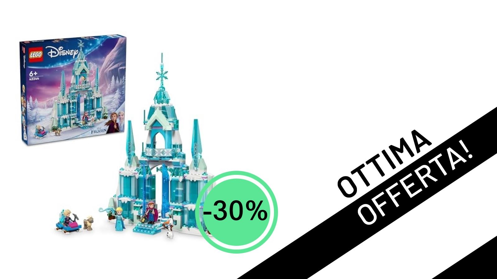 Offerta Imperdibile: Il Castello di Ghiaccio di Elsa LEGO Disney Scontato del 30%!