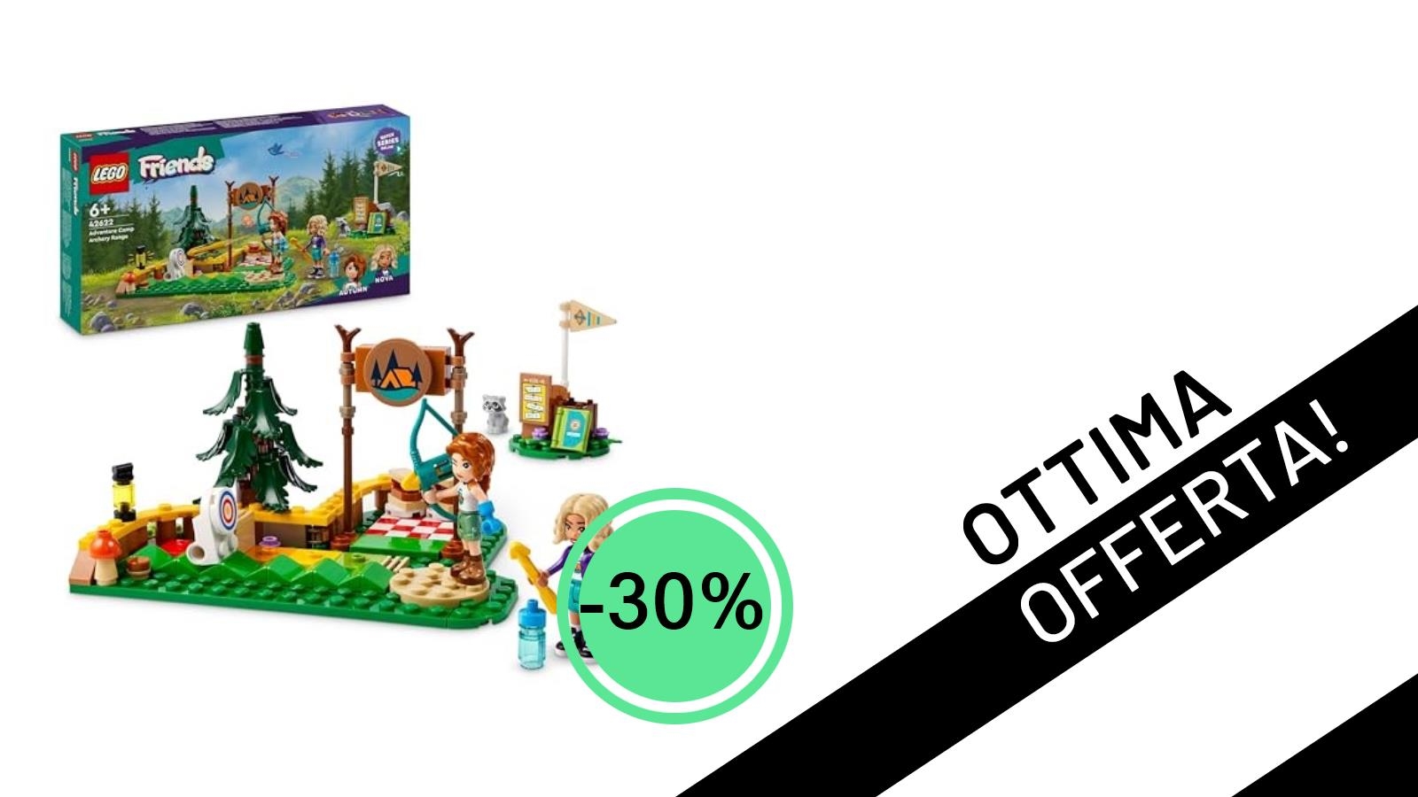 Offerta Imperdibile LEGO Friends: Tiro con l'Arco al Campo Avventure con il 30% di Sconto!