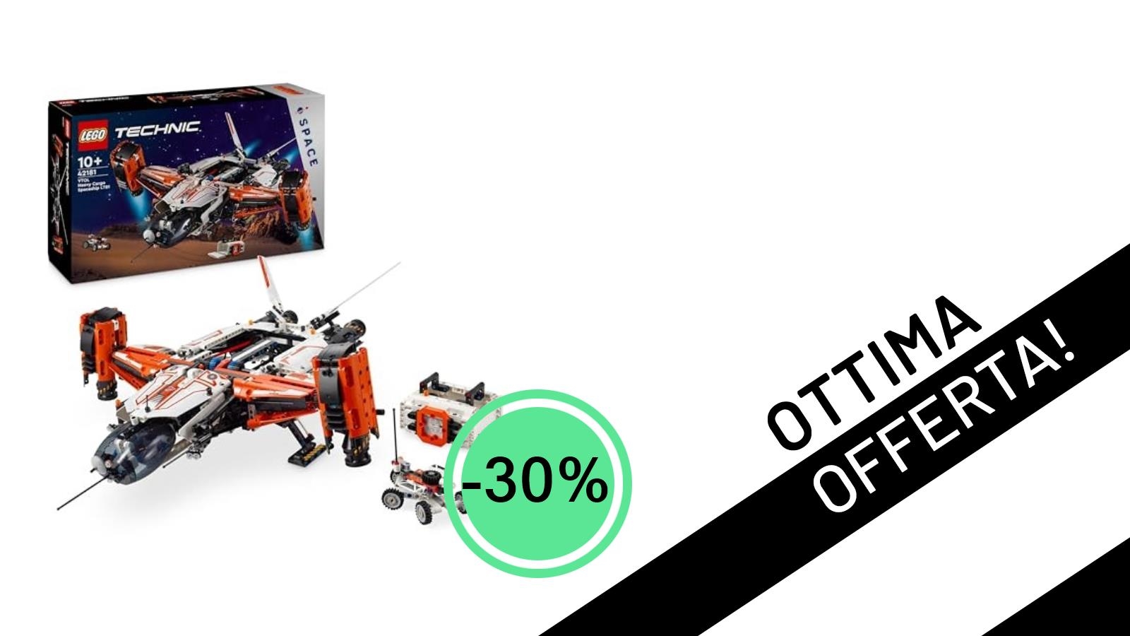 L'Astronave LEGO Technic VTOL LT81 Sfreccia in Offerta: -30% su un Gioco Epico!