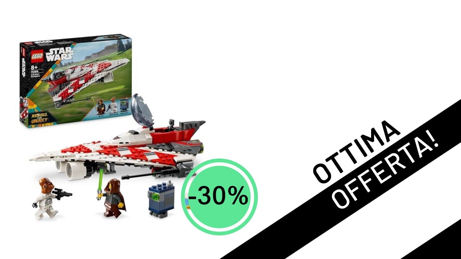 LEGO Star Wars: Lo Starfighter di Jedi Bob in Offerta Imperdibile al -30%!