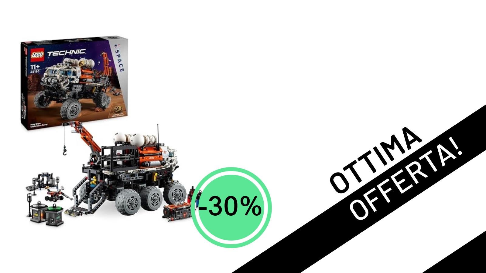 Esplora Marte con LEGO Technic: Il Rover di Esplorazione Marziano della NASA in Offerta Imperdibile al -30%!