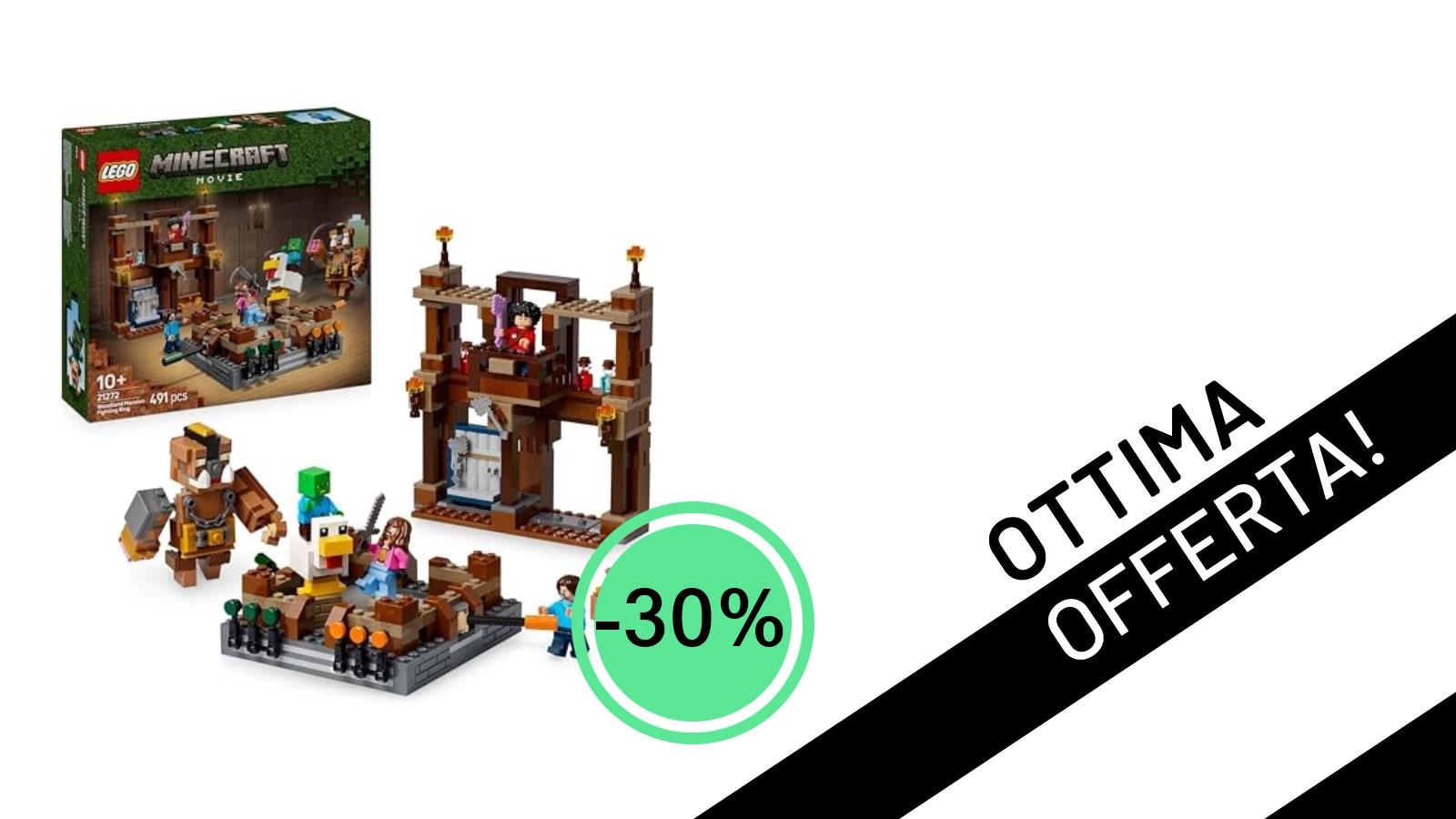 LEGO Minecraft: La Magione della Foresta al -30%, un'Offerta da Non Perdere per i Fan del Gioco!