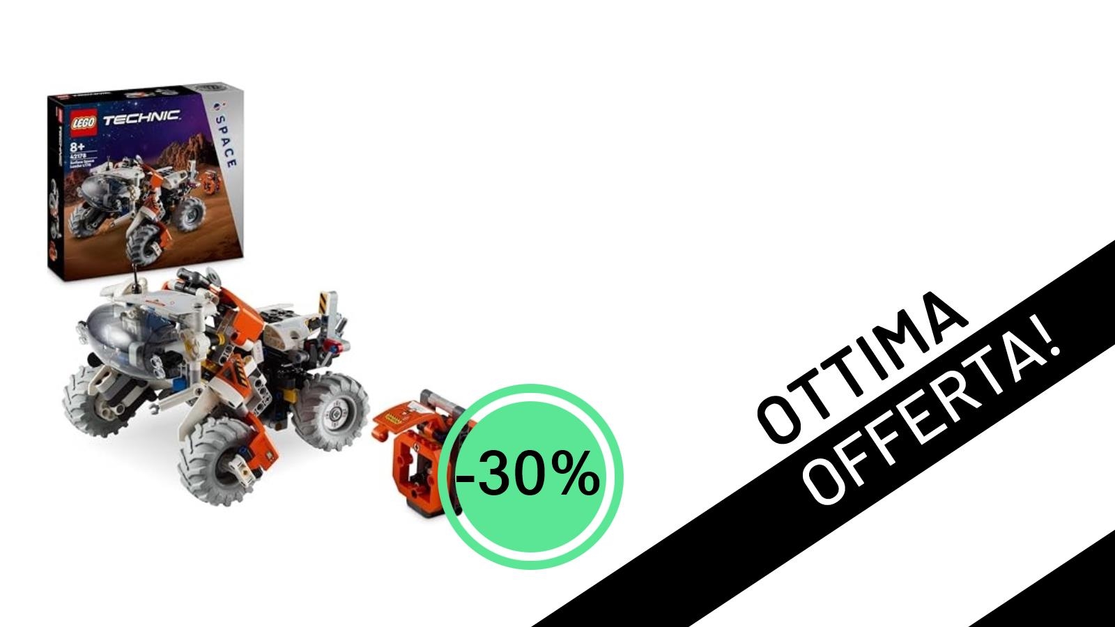 Offerta Spaziale! LEGO Technic Loader Spaziale LT78 al -30% su Amazon: Solo 24,49€!