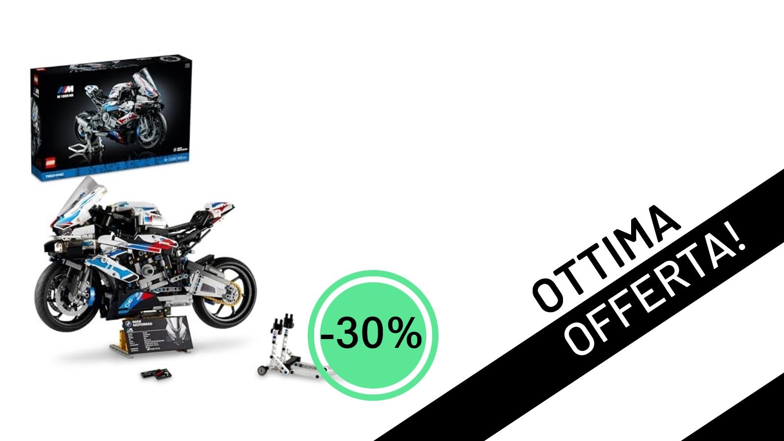 LEGO Technic BMW M 1000 RR: L'Iconica Superbike Scontata del 30%!