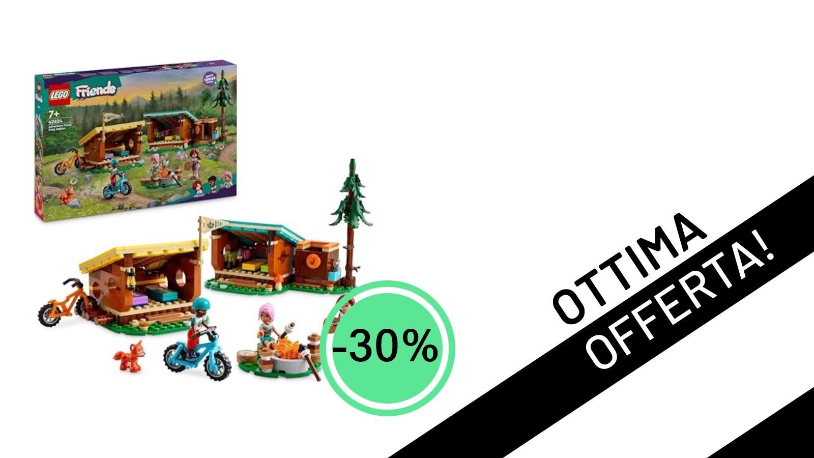 LEGO Friends: Avventura al Campo con Cabine Relax, ora con uno Sconto Incredibile del 30%!
