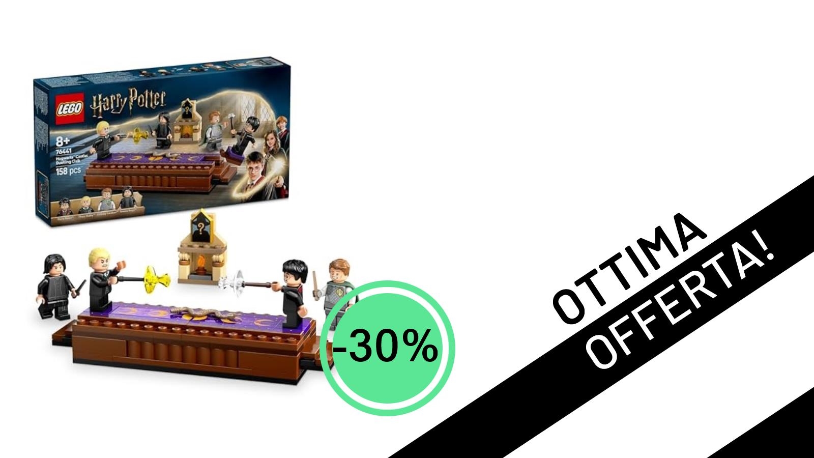 Magia a Prezzo Scontato: LEGO Harry Potter Castello di Hogwarts Club dei Duellanti a soli 17,49€!
