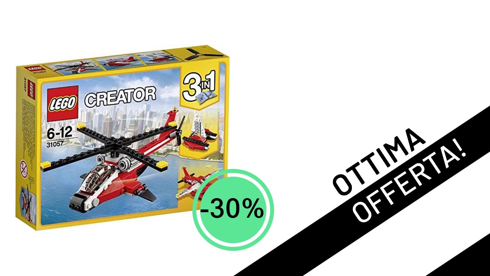 Offerta Imperdibile: LEGO Creator 31057 Elicottero di Soccorso con il -30% di Sconto!