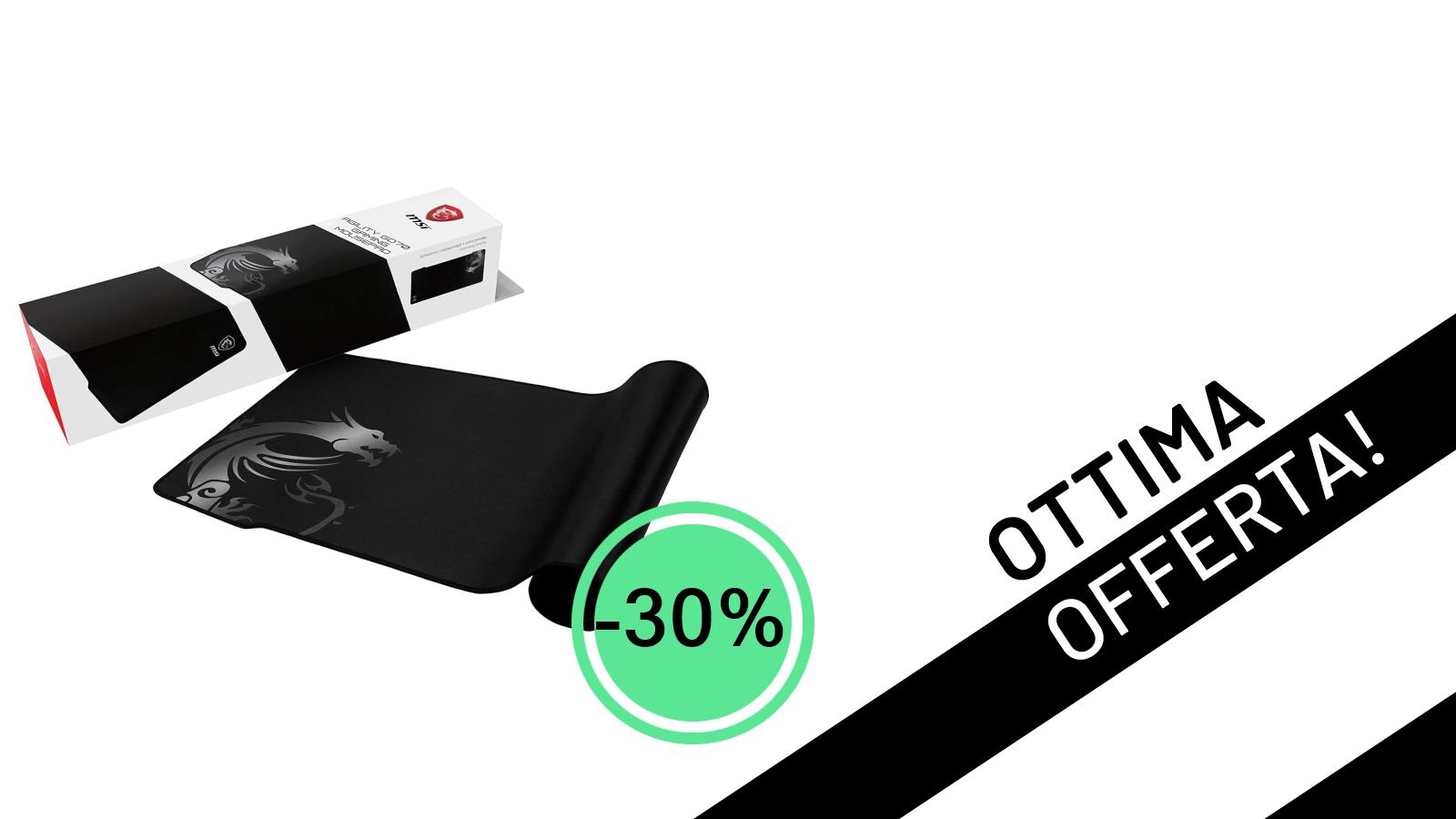 Offerta Imperdibile: Il Tappetino MSI Agility GD70 Scontato del 30% a Soli 28€!