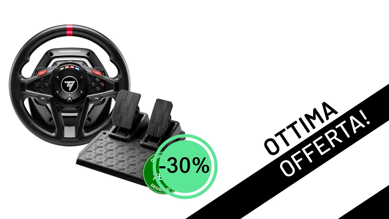 Affare Imperdibile! Il Volante Thrustmaster T128 con Force Feedback crolla a 139,99€