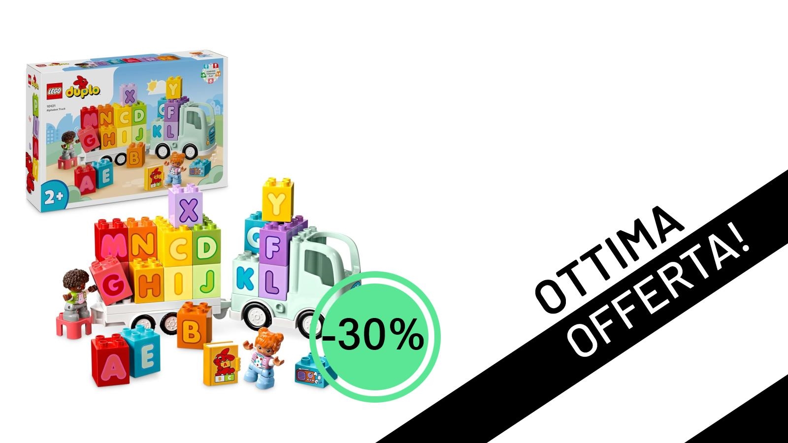 LEGO DUPLO: Il Camioncino dell’Alfabeto in Offerta Imperdibile al 30% di Sconto!