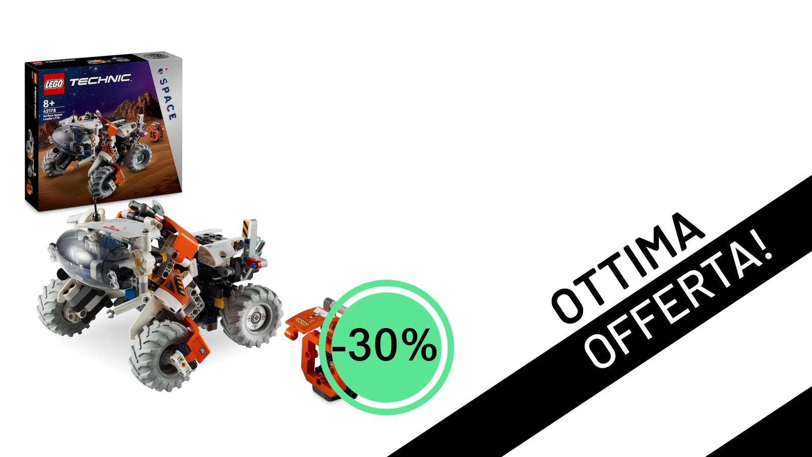 Offerta Spaziale! LEGO Technic Loader Spaziale LT78 al -30% su Amazon: Solo 24,49€!