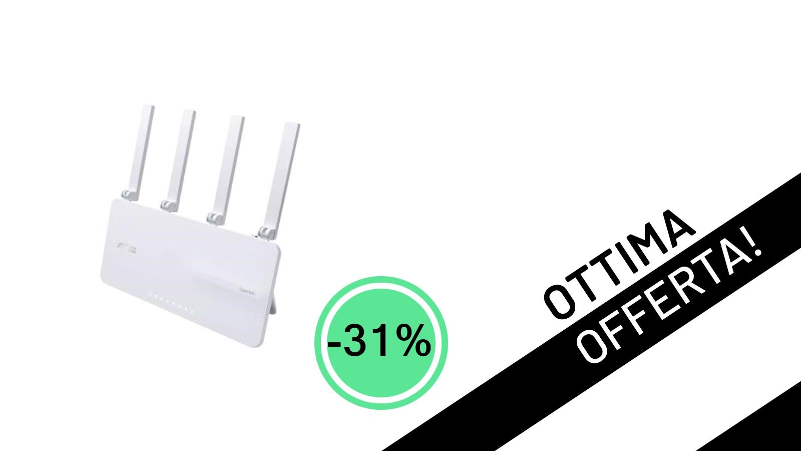Offerta Esplosiva: ASUS ExpertWiFi EBR63 AX3000, il Router Business a soli 59€ con il 31% di Sconto!