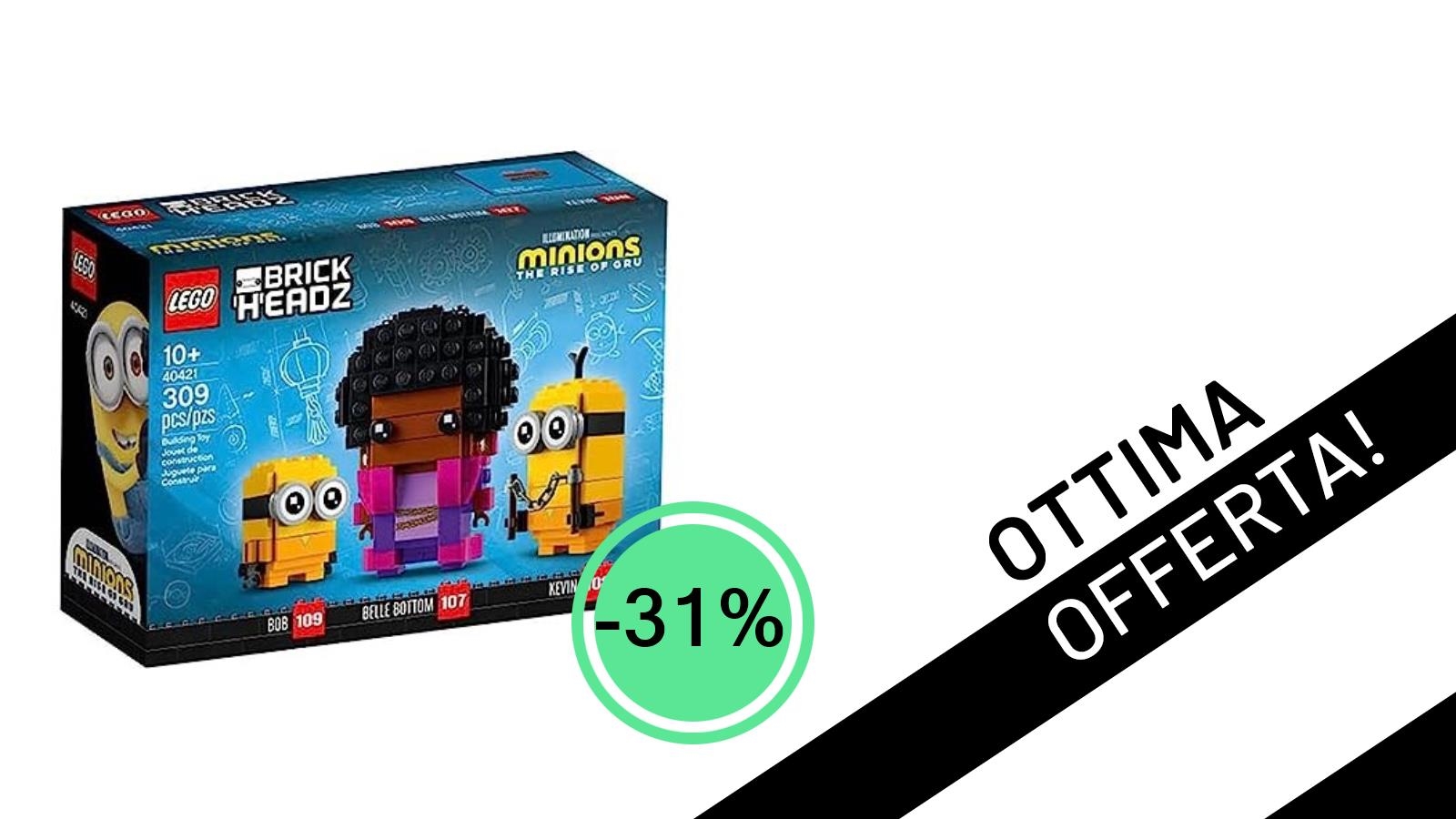 È il momento perfetto per i LEGO Minions Brickheadz: un'offerta imperdibile con il 31% di sconto!