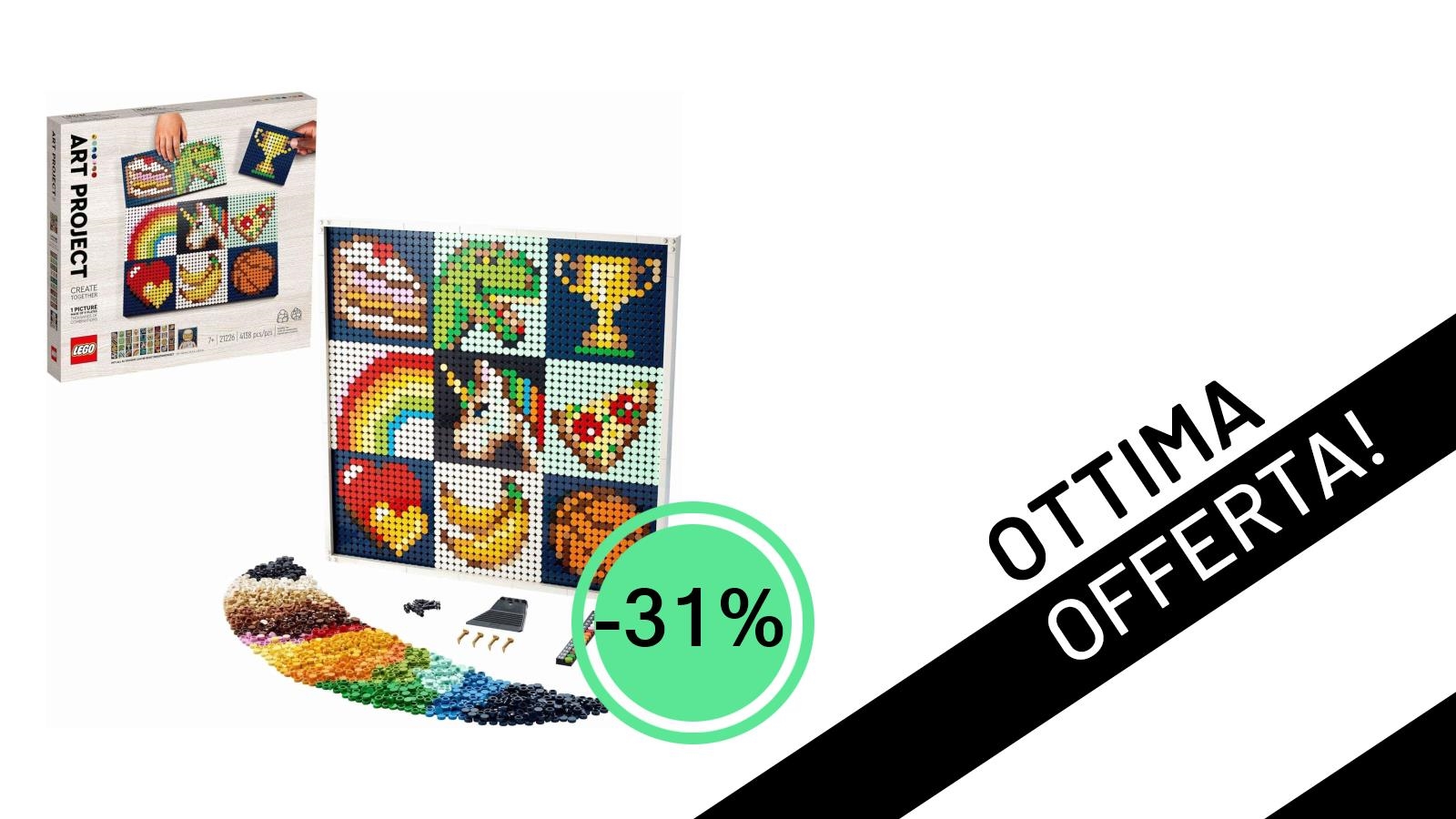 Sogno Creativo a Prezzo Incredibile: LEGO Art Progetto D'Arte -31% a Soli 82,50€!