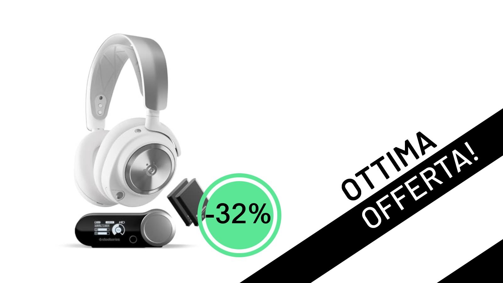 SteelSeries Arctis Nova Pro: L'Audio Gaming Definitivo Ora Scontato del -32%!