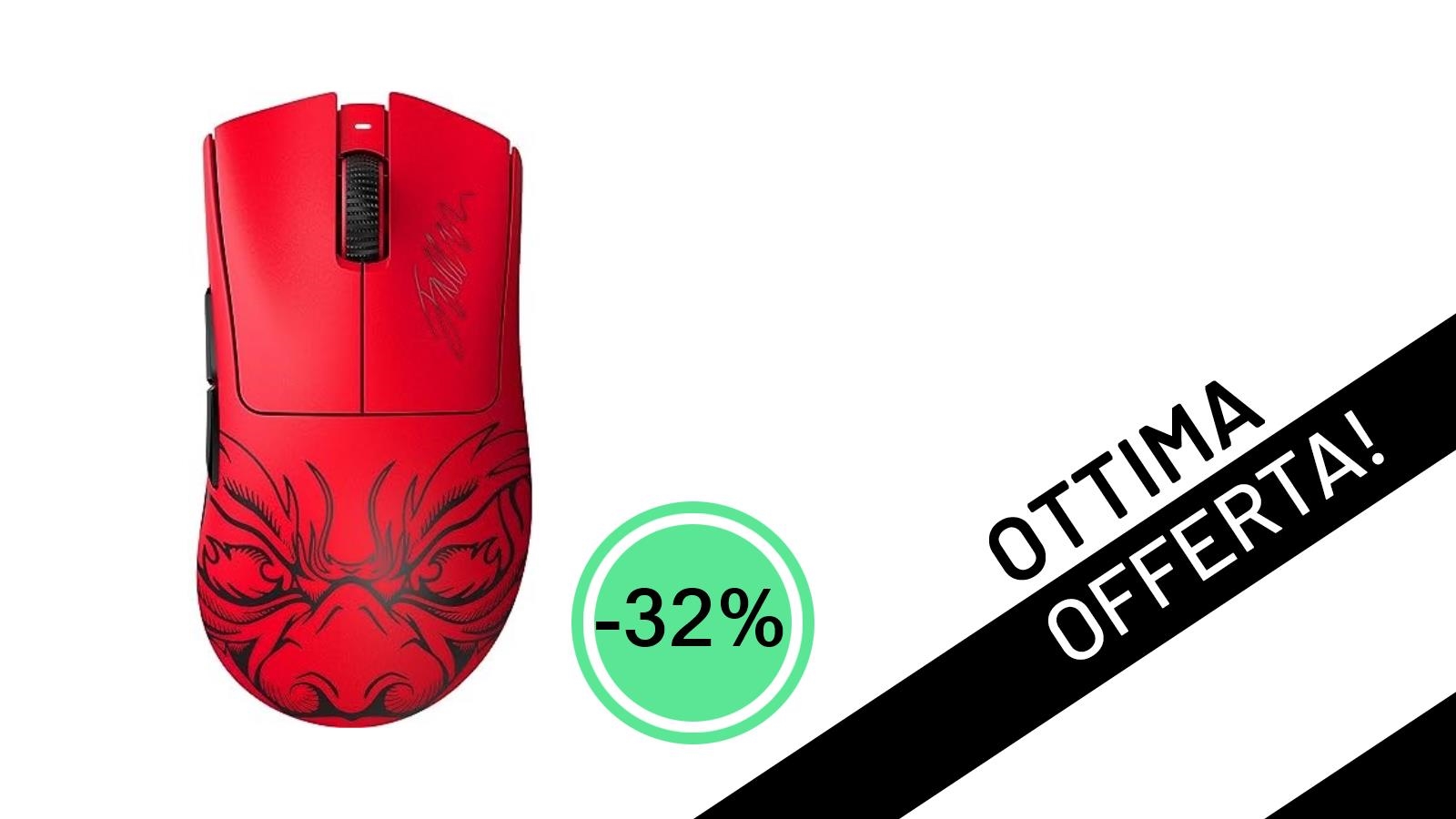 Razer DeathAdder V3 Pro Faker Edition: Il Mouse da E-Sport Definitivo Scontato del 32%!