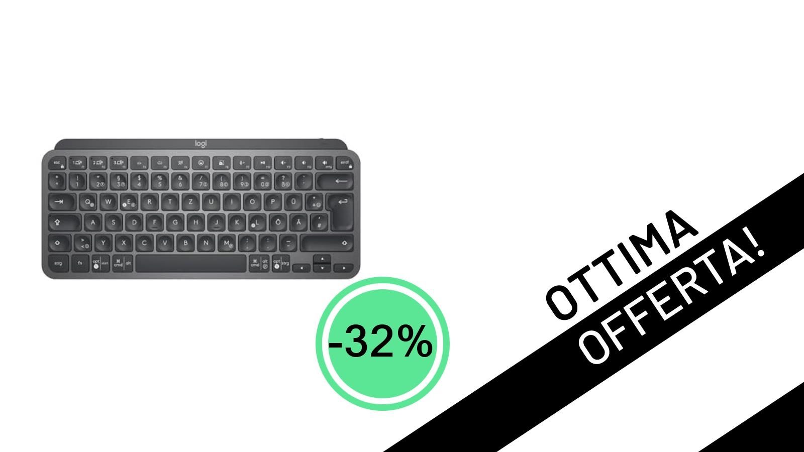Logitech MX Keys Mini: La Tastiera Gaming Minimalista e Illuminata al 32% di Sconto!