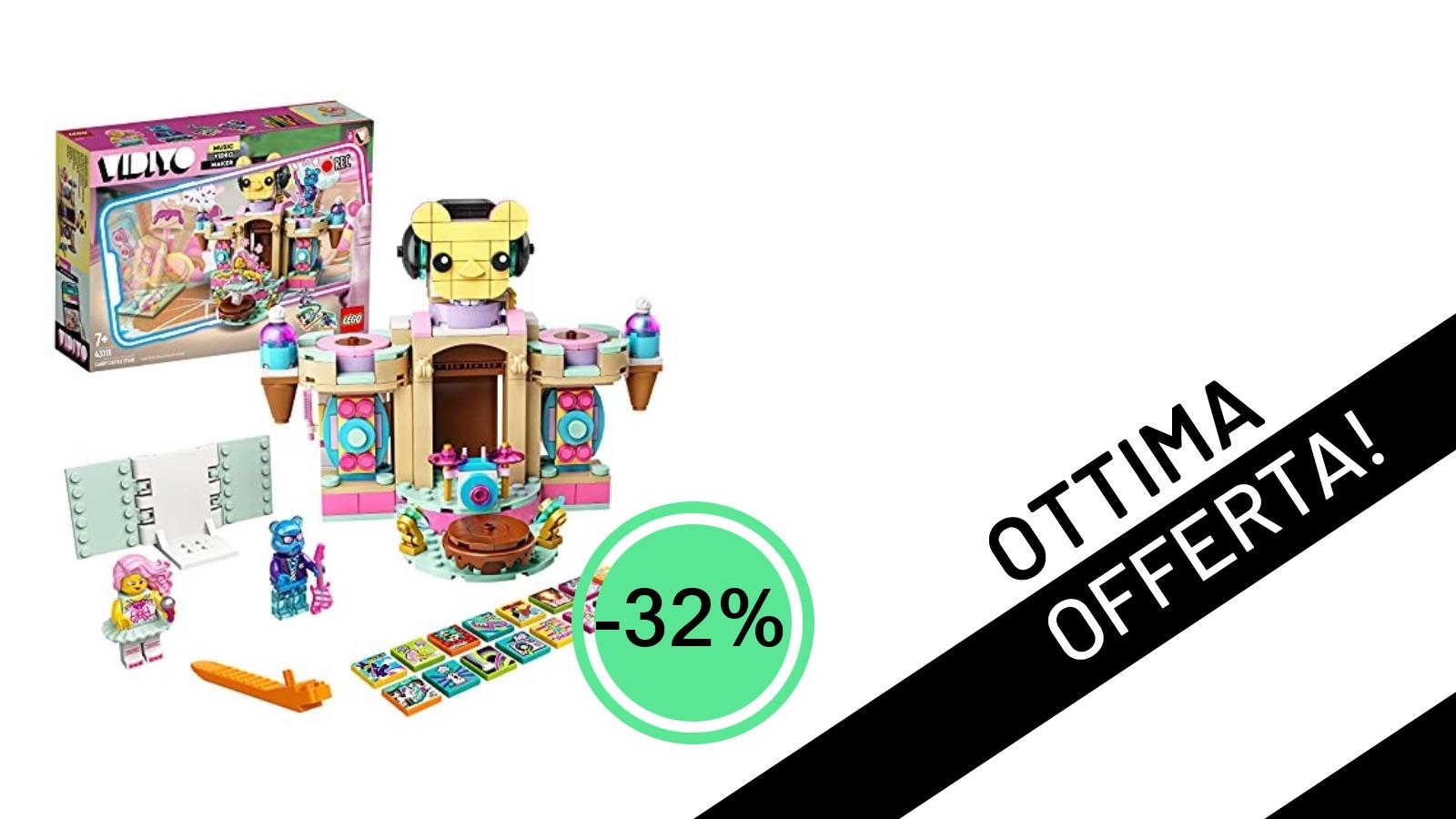 LEGO VIDIYO Candy Castle Stage BeatBox: L'offerta imperdibile per creatori di video musicali in erba!