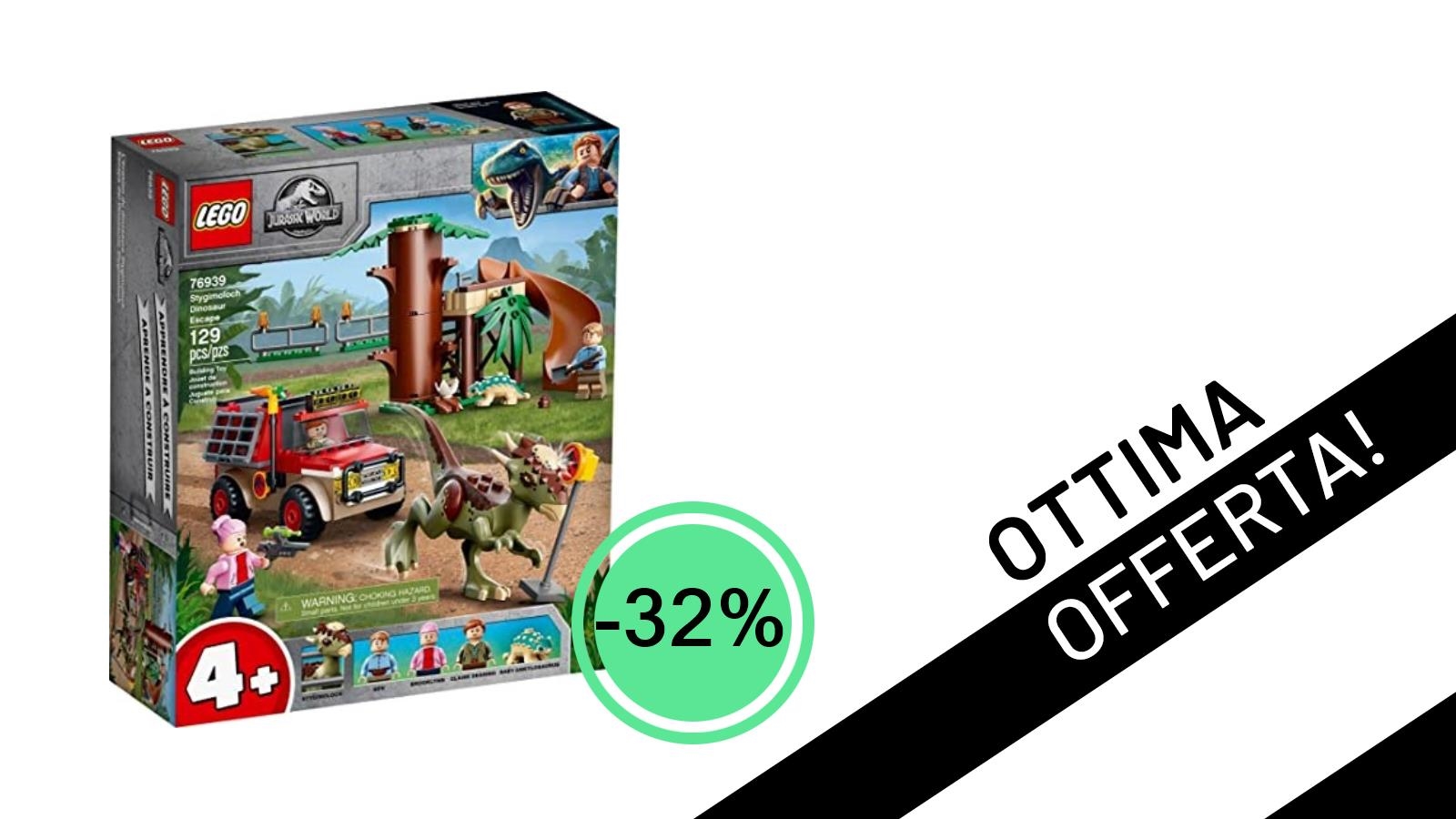 Offerta Imbattibile! Il set LEGO Jurassic World La Fuga dello Stygimoloch al -32%: Solo 40,79€!