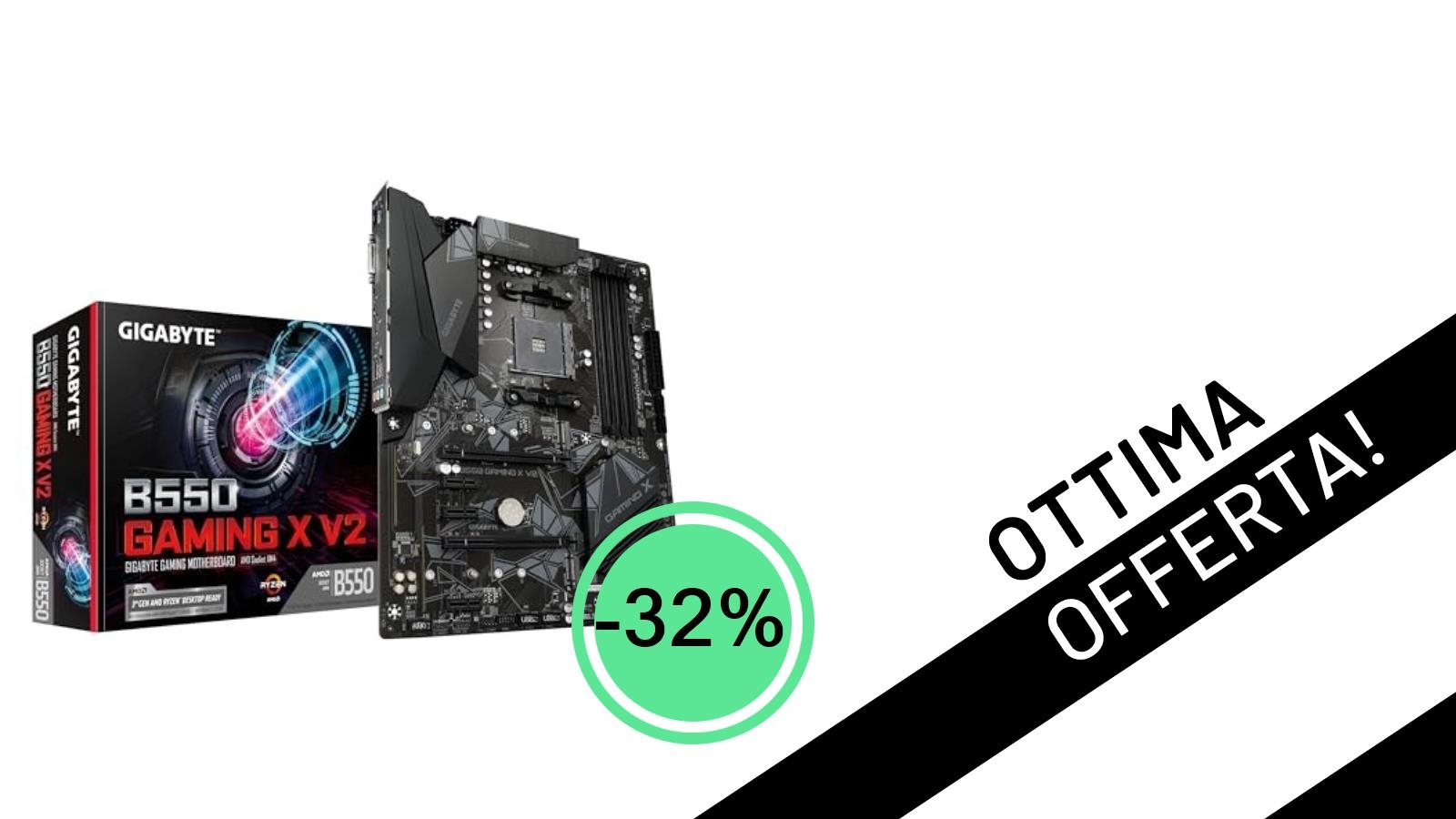 GIGABYTE B550 Gaming X V2: la scheda madre top per Ryzen 5000 a un prezzo incredibile!