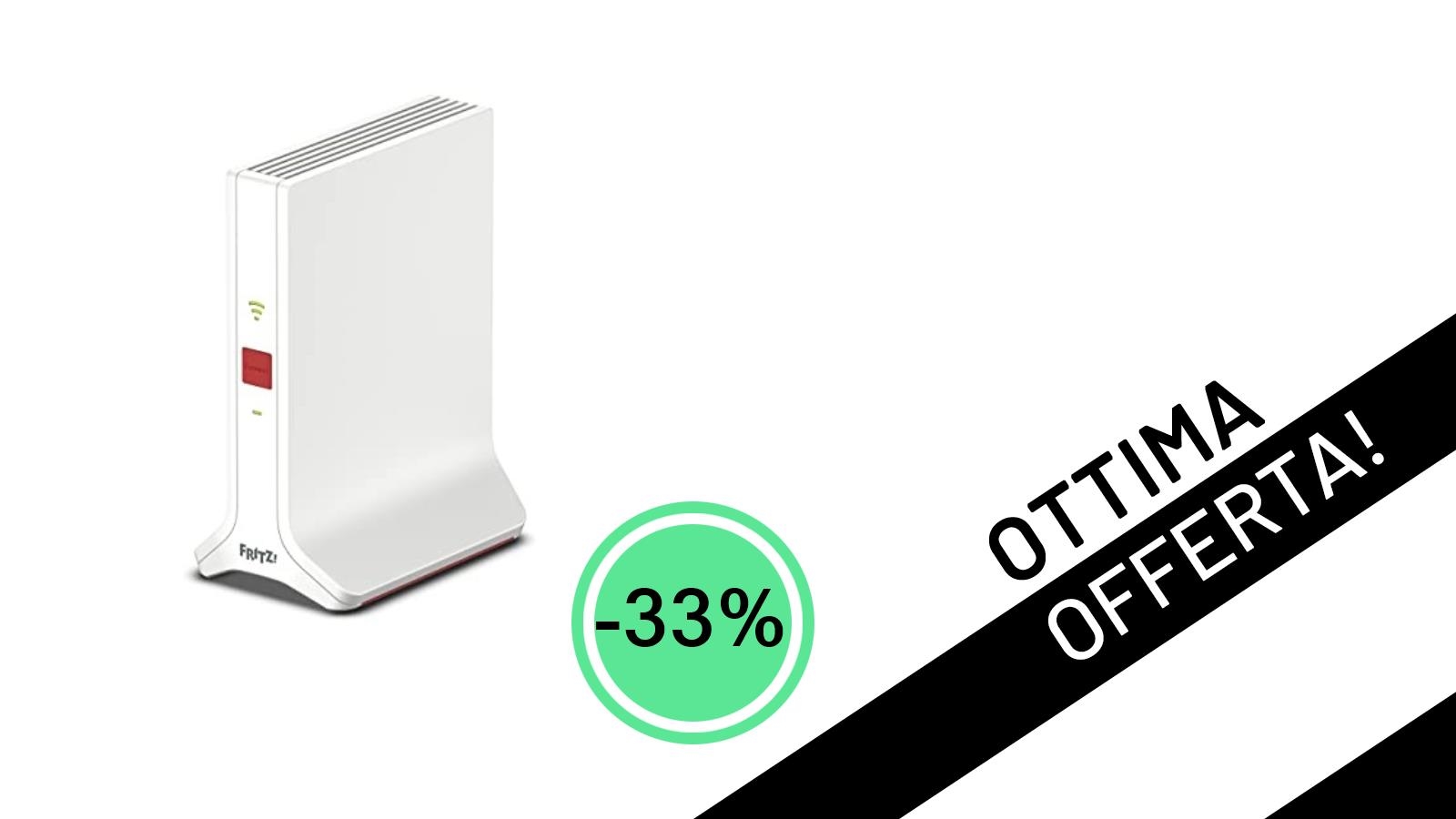 Rivoluziona la Tua Rete: FRITZ!Repeater 3000 Ax Wi-Fi 6 a Soli 128€ con Sconto del 33%!
