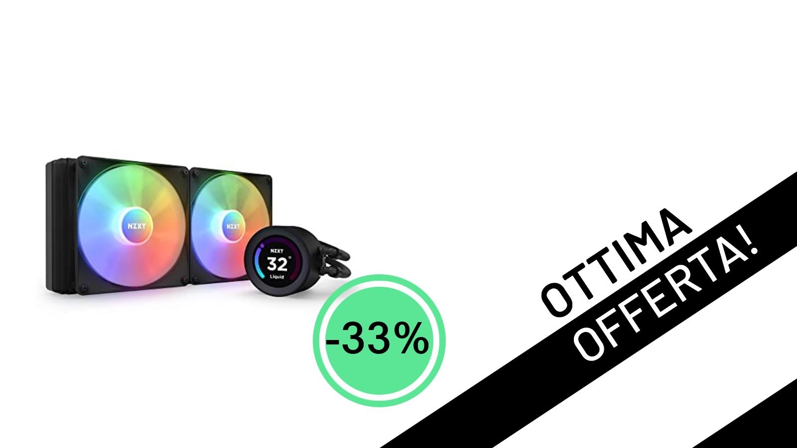NZXT Kraken Elite 280 RGB: L'Eccellenza del Raffreddamento Liquido al Minimo Storico con il 33% di Sconto!